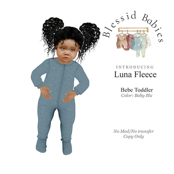Second Life Marketplace - BlessidBaby Fleece Babyblu Bebe Toddler (Add)